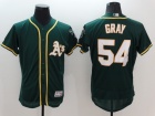 Oakland Athletics #54 Sonny Gray Green Flex Base Jerseys