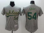 Oakland Athletics #54 Sonny Gray Grey Flex Base Jerseys