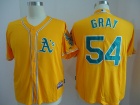 Oakland Athletics #54 Sonny Gray Yellow Player Jerseys