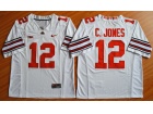 Ohio State Buckeyes #12 Cardale Jones White 