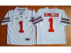 Ohio State Buckeyes #1 Braxton Miller White 