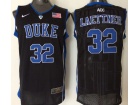 Duke Blue Devils #32 Christian Laettner Black 