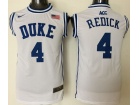 Duke Blue Devils #4 JJ Redick White College Basketball Jerseys