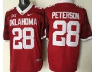 Oklahoma Sooners #28 Adrian Peterson Red College Football Jerseys