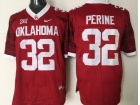 Oklahoma Sooners #32 Samaje Perine Red College Football Jerseys