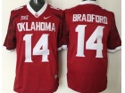 Oklahoma Sooners #14 Sam Bradford Red College Football Jerseys