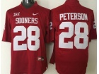 Oklahoma Sooners #28 Adrian Peterson Red College Football Jerseys