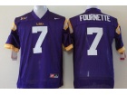 Youth LSU Tigers #7 Leonard Fournette Purple College Football Jerseys