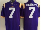 Youth LSU Tigers #7 Leonard Fournette Purple Limited College Football Jerseys