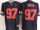 Ohio State Buckeyes #97 Joey Bosa Black Red Number Limited College Football Jersey