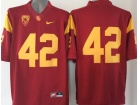 USC Trojans #42 Red Limited College Football Jerseys