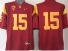 USC Trojans #15 Red Limited College Football Jerseys