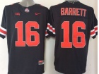 Ohio State Buckeyes #16 J.T. Barrett Black Red Number Limited College Football Jersey