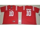 Youth Ole Miss Rebels #10 Eli Manning Red College Football Jersey