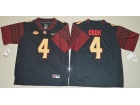 Florida State Seminoles #4 Dalvin Cook Black College Football Jersey