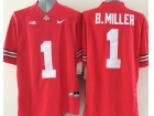 Ohio State Buckeyes #1 Braxton Miller Red Limited College Football Jerseys