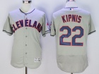 Cleveland Indians #22 Jason Kipnis Gray Flex Base Jerseys