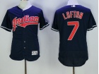 Cleveland Indians #7 Kenny Lofton Blue Flex Base Jerseys