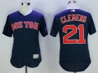 Boston Red Sox #21 Roberto Clemente Blue Flex Base Jerseys