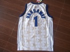 Orlando Magic #1 Penny Hardaway White Star Stitched Basketball Jersey