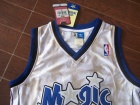 Orlando Magic #1 Penny Hardaway White Star Stitched Basketball Jersey