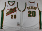 Seattle SuperSonics #20 Gary Payton White 1995-96 Hardwood Classic Jerseys