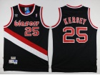 Portland Trail Blazers #25 Jerome Kersey Black Baksetball Jerseys