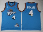 Detroit Pistons #4 Joe Dumars Light Blue Hardwood Classics Jerseys