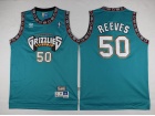 Vancouver Grizzlies #50 Bryant Reeves Green Hardwood Classics Jerseys