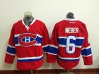 Montreal Canadiens #6 Shea Weber Red Hockey Jersey