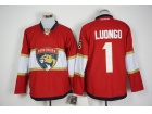 Florida Panthers #1 Roberto Luongo Red Hockey Jersey