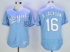 Kansas City Royals #16 Bo Jackson Baby Blue Flexbase Jerseys