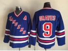 New York Rangers #9 Adam Graves Blue CCM Hockey Jersey