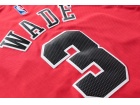 Chicago Bulls #3 Dwyane Wade Red Stitched Basketball Jersey