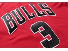 Chicago Bulls #3 Dwyane Wade Red Stitched Basketball Jersey