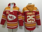 Kansas City Chiefs #25 Jamaal Charles Red Nike NFL Pullover Hoodie