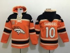 Denver Broncos #10 Emmanuel Sanders Orange Nike NFL Pullover Hoodie