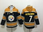 Pittsburgh Steelers #7 Ben Roethlisberger Black Nike NFL Pullover Hoodie