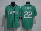 Seattle Mariners #22 Robinson Cano Green New Fabric Cool Base Jerseys