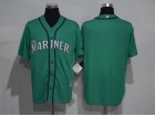 Seattle Mariners Blank Green New Fabric Cool Base Jerseys