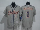 Detroit Tigers #1 Jose Iglesias Gray Flex Base Jerseys