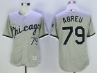 Chicago White Sox #79 Jose Abreu Gray Flex Base Jerseys