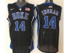 Duke Blue Devils #14 Brandon Ingram Black 