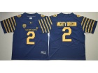 2016 Oregon Ducks Spring Game #2 Mighty Oregon Weebfoot 100th Rose Bowl Game Elite Jersey Navy Blue