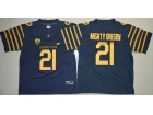 2016 Oregon Ducks Spring Game #21 Mighty Oregon Weebfoot 100th Rose Bowl Game Elite Jersey Navy Blue