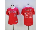 Los Angeles Angels #29 Rod Carew Red Flexbase Jerseys