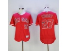 Los Angeles Angels #27 Mike Trout Red Flexbase Jerseys