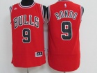 Chicago Bulls #9 Rajon Rondo Red Stitched Basketball Jersey