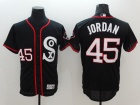 Chicago White Sox #45 Michael Jordan Black Flexbase Jersey