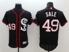 Chicago White Sox #49 Chris Sale Black Flexbase Jersey